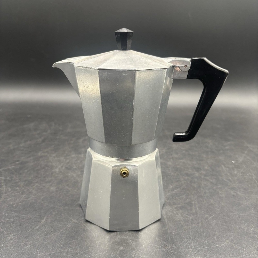 HIMARK Gourmet Coffee Espresso Maker Pot Personal Vintage Tea Italy Aluminum VTG